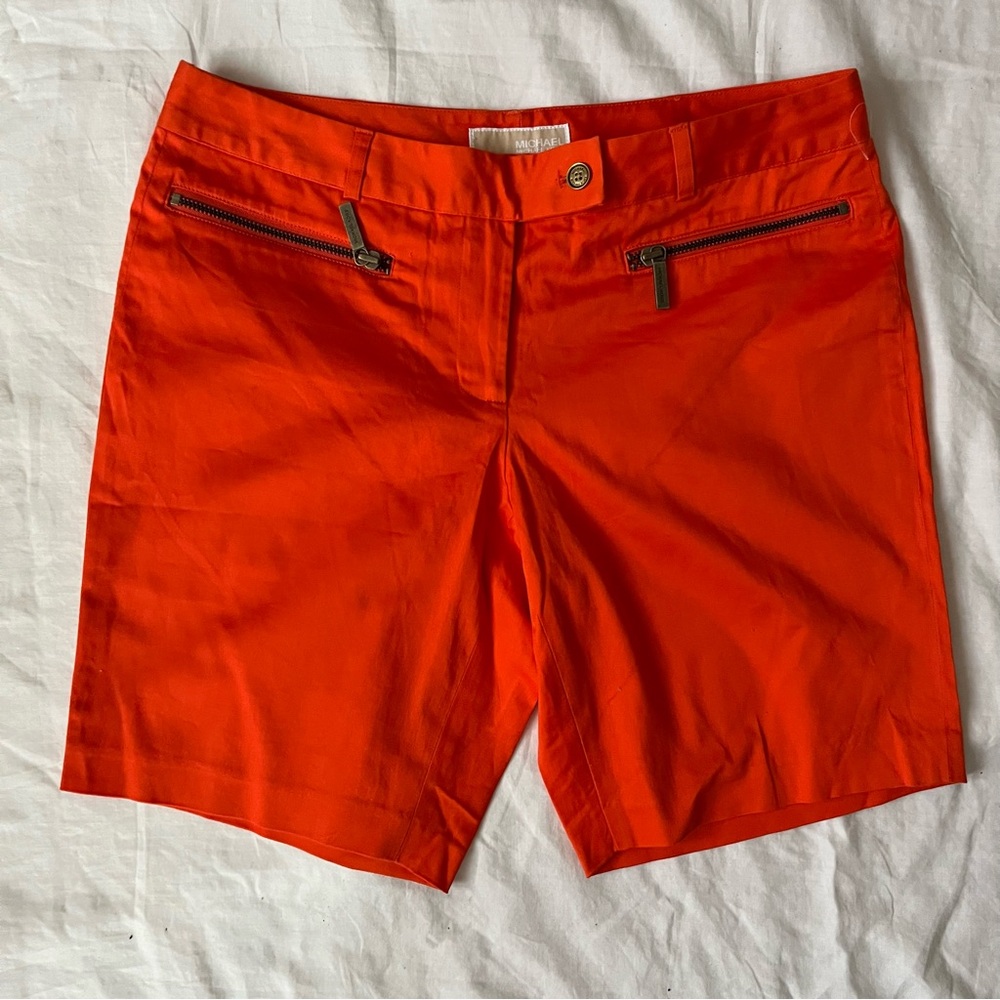 Orange MICHAEL Michael Kors Bermuda Shorts